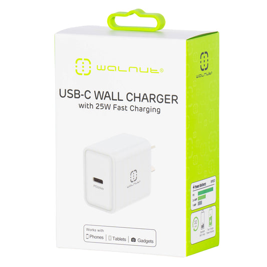 USB-C Wall Charger with 25W Fast Charging