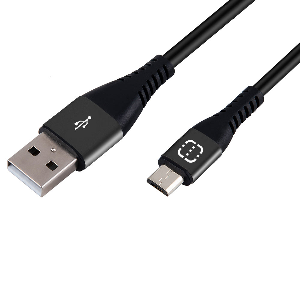 Micro USB Cable Black/Green 1.2m