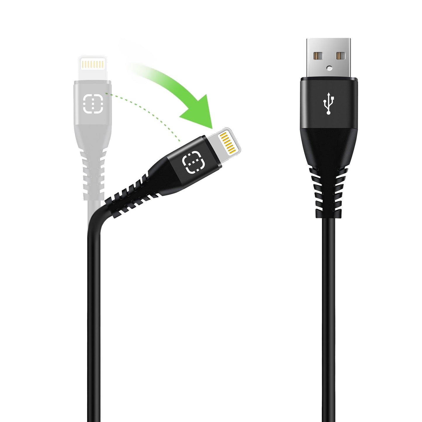 Lightning to USB Cable Black 1.2m