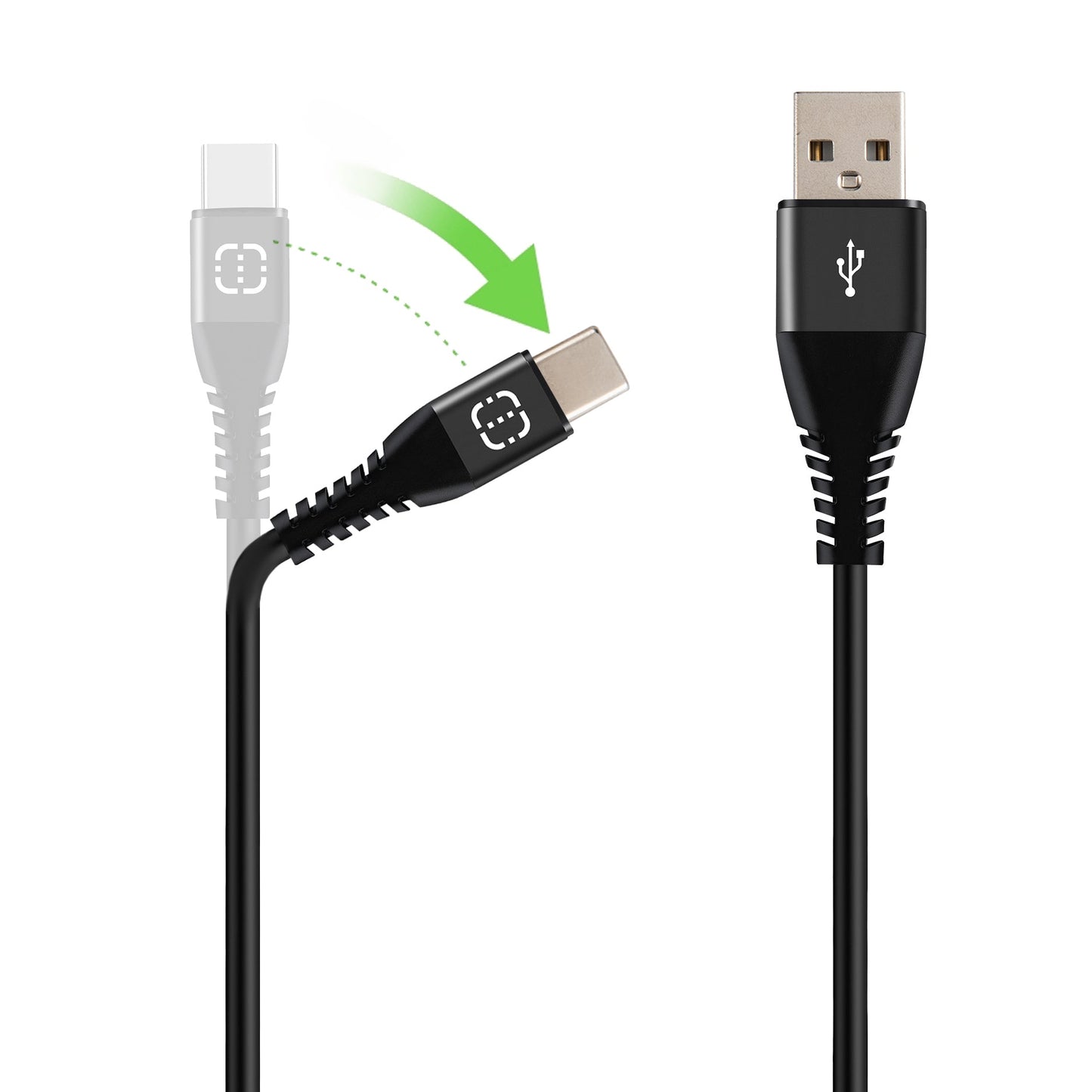 USB C to USB Cable Black 2m