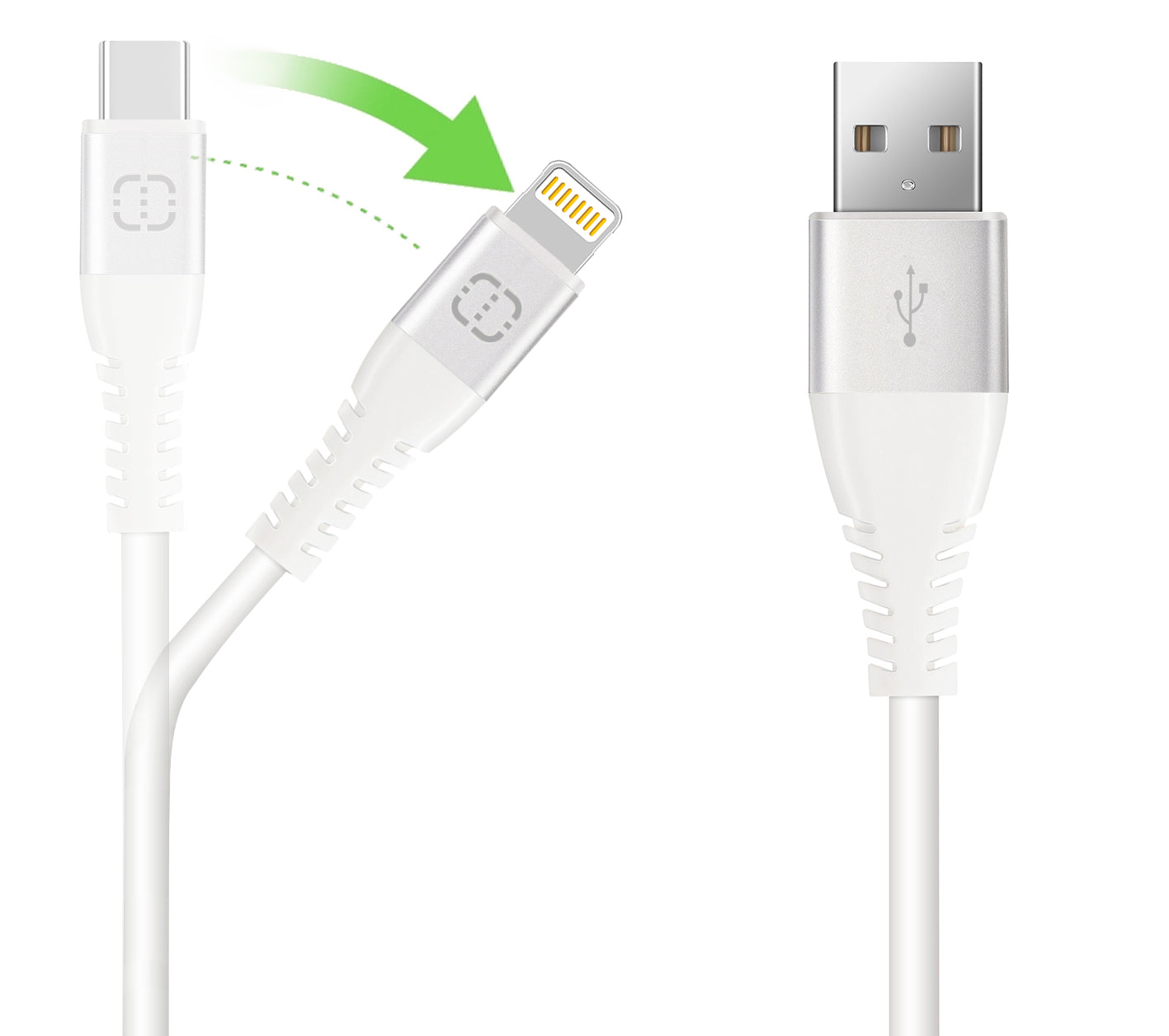 Lightning to USB Cable White 2m