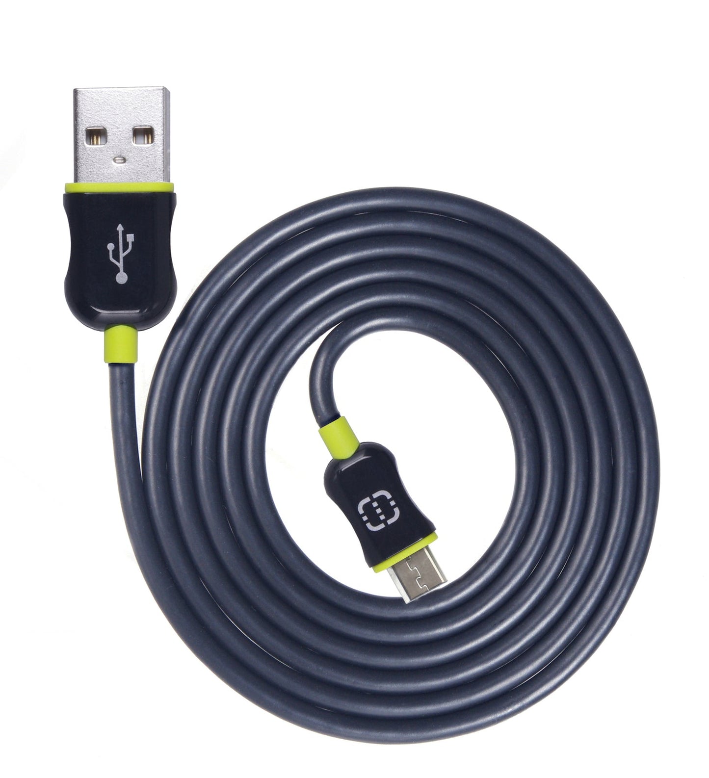 Micro USB Cable Black/Green 3m